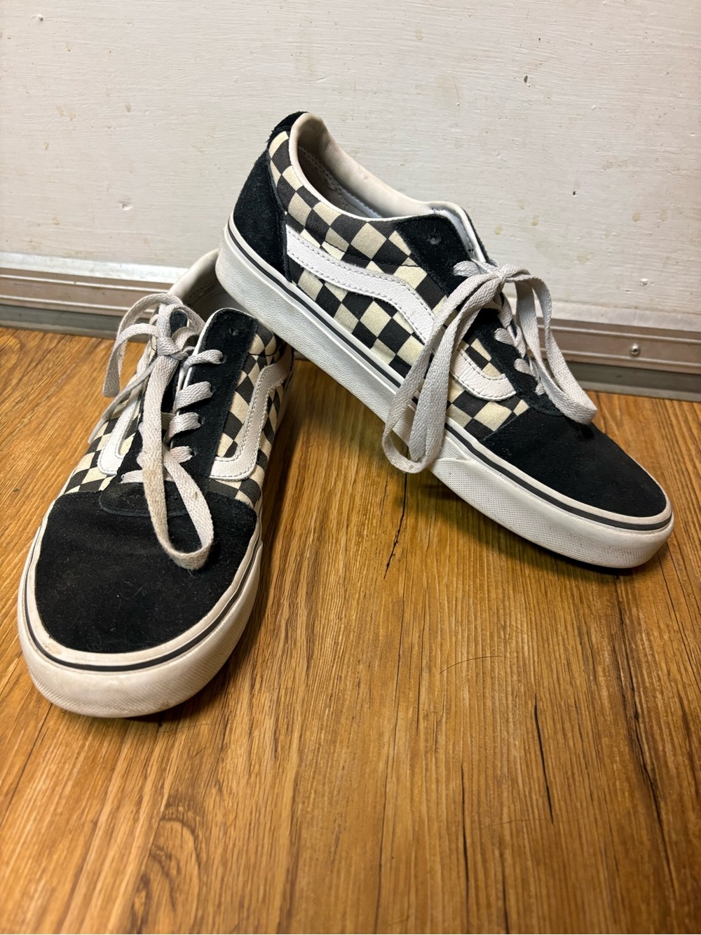 Vans Old Skool Checkerboard Black and White Sneakers